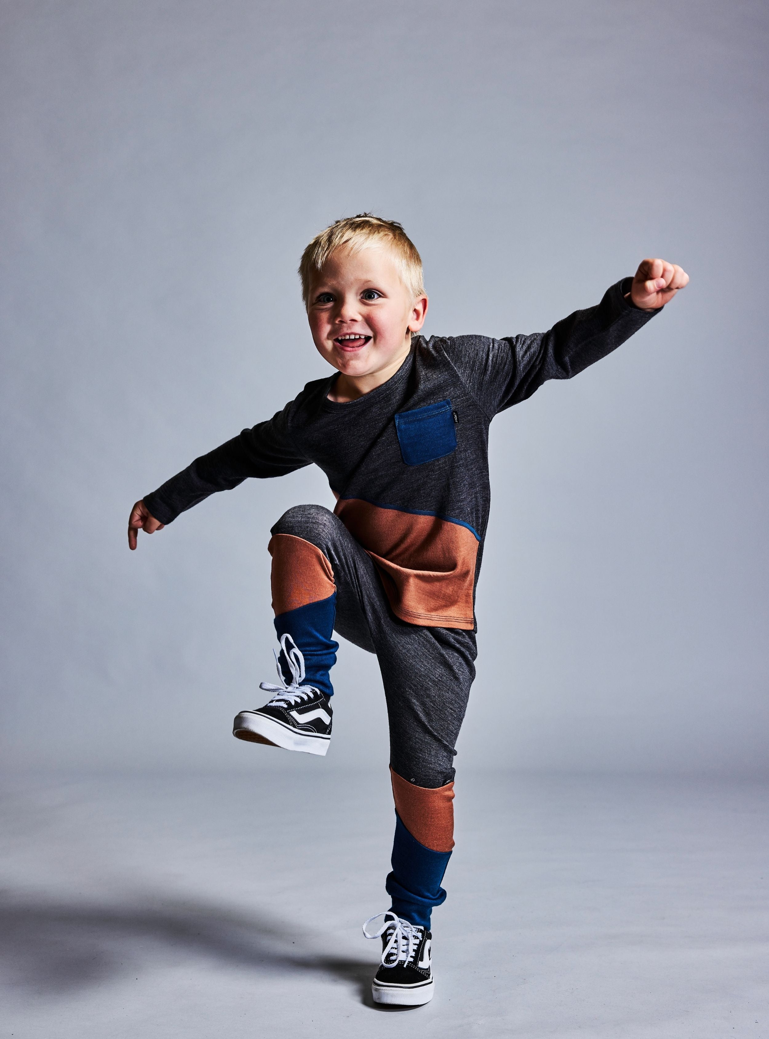 PATCH LEGGINGS - Iron Marle/Clay