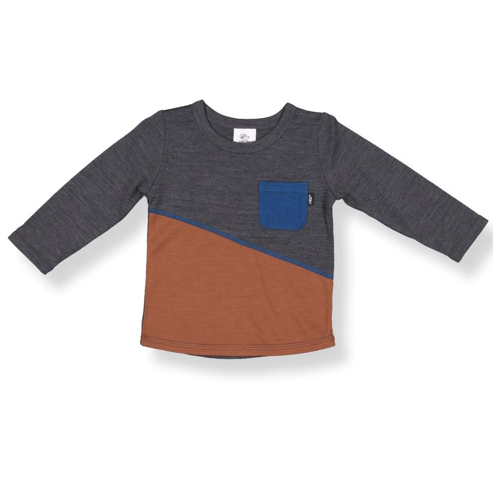PICK POCKET LONGSLEEVE - Iron Marle/Clay