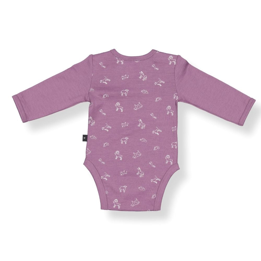 RILEY BODYSUIT - Mauve Animal