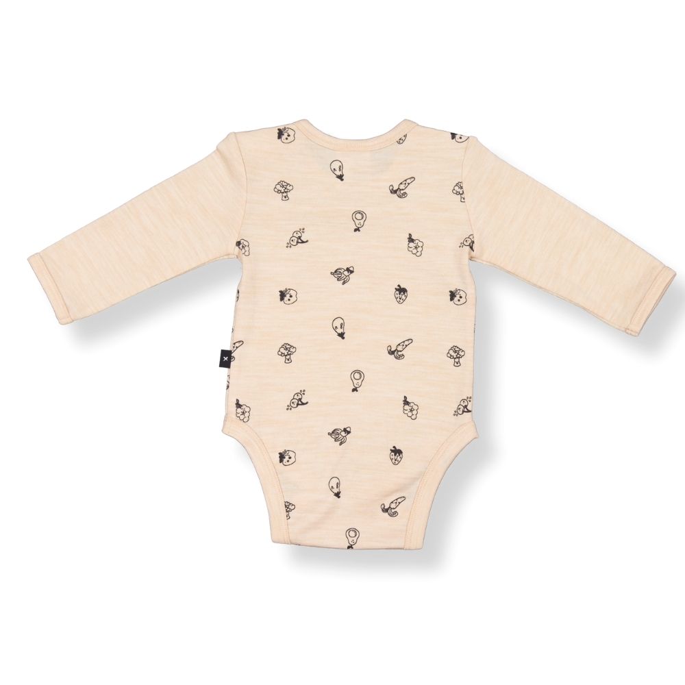 RILEY BODYSUIT - Wheat Marle Fruit'n'Veg