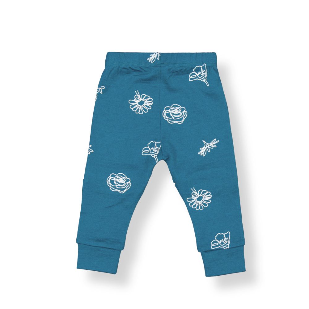 SLASHER LEGGINGS - Jade Wildflower