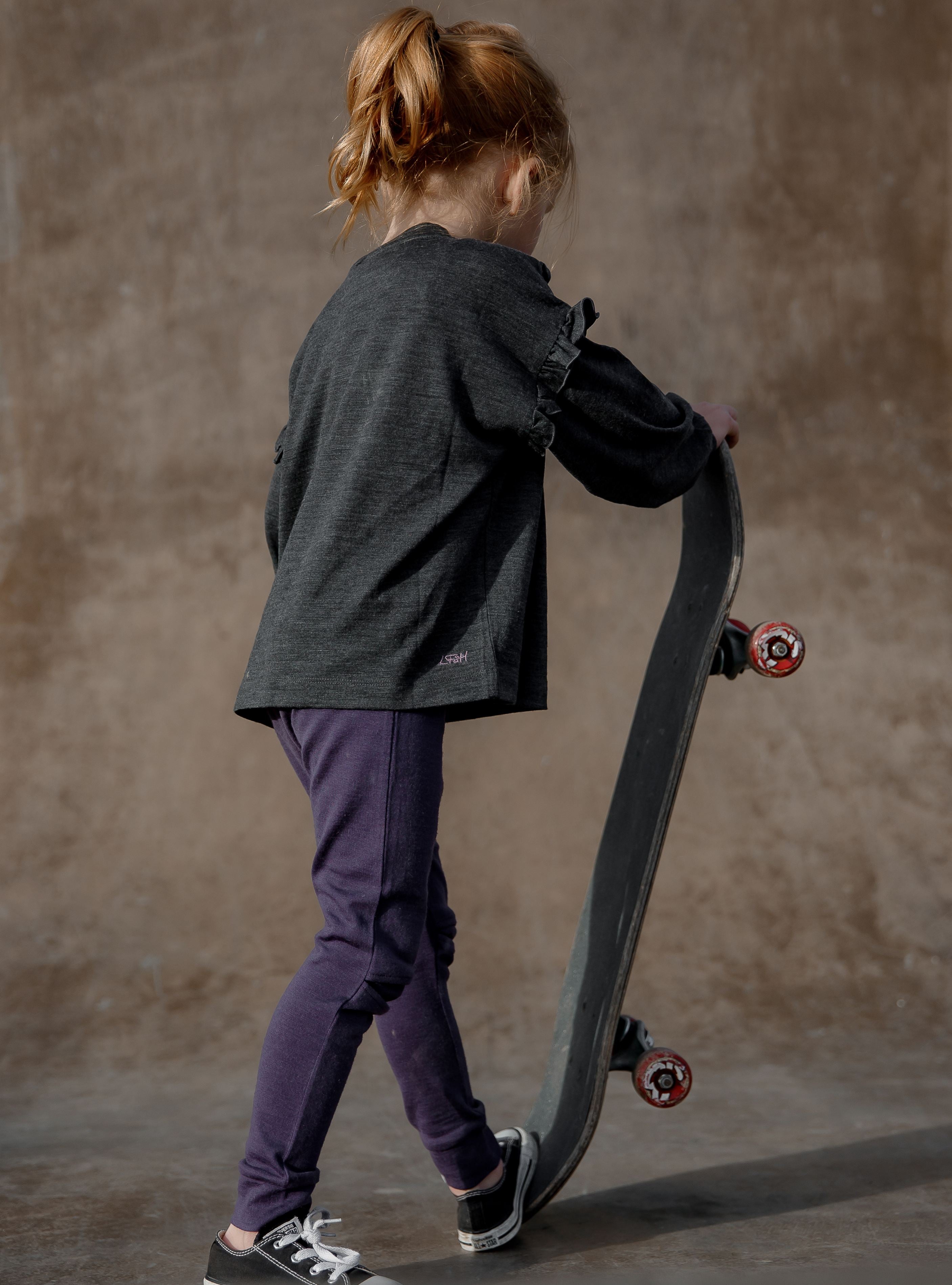SLASHER LEGGINGS - Violet Smoke