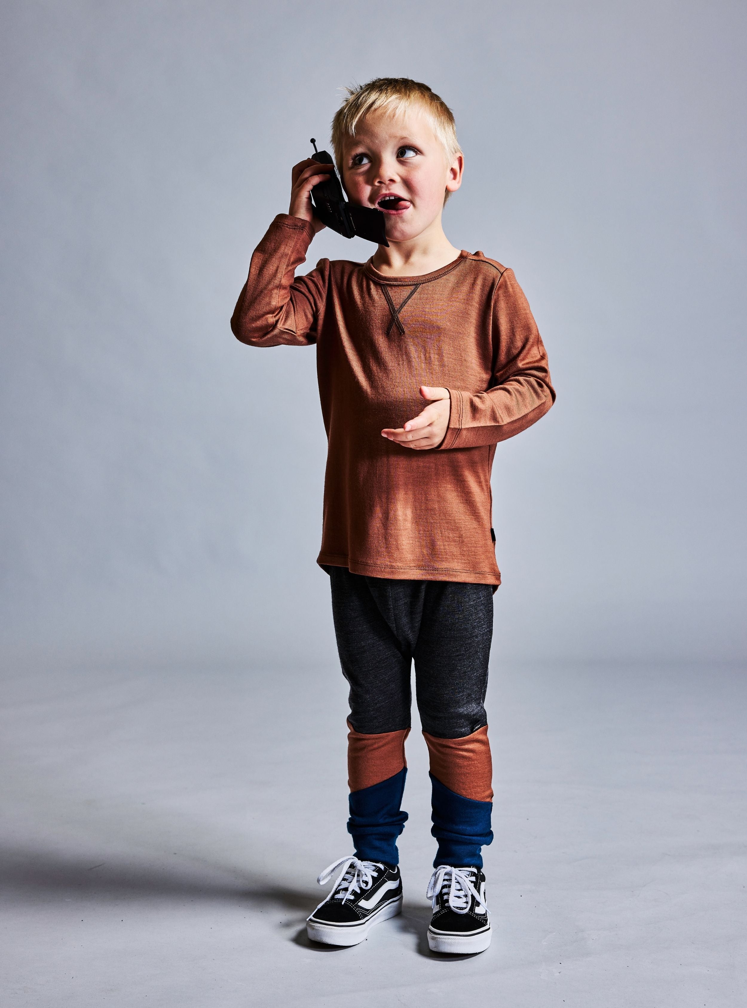 WYATT LONGSLEEVE TEE - Clay