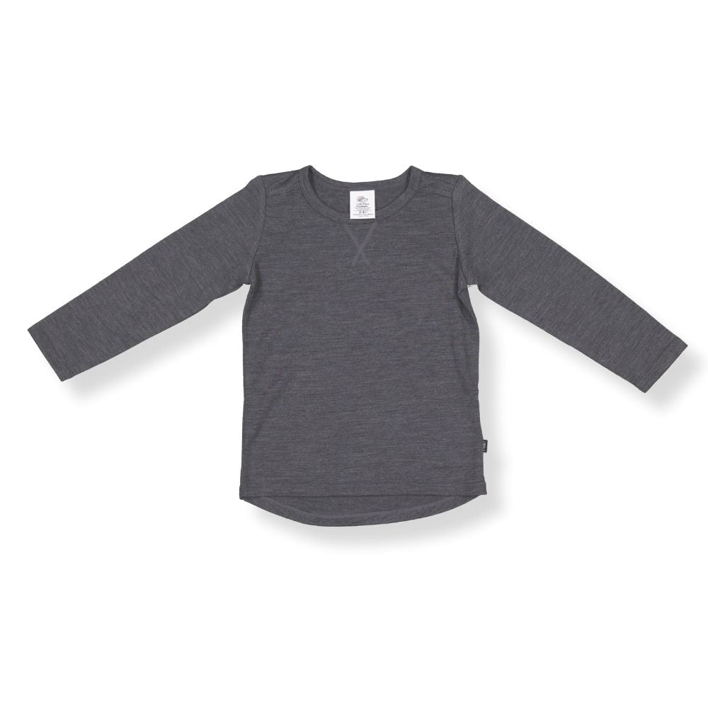 WYATT LONGSLEEVE TEE - Iron Marle