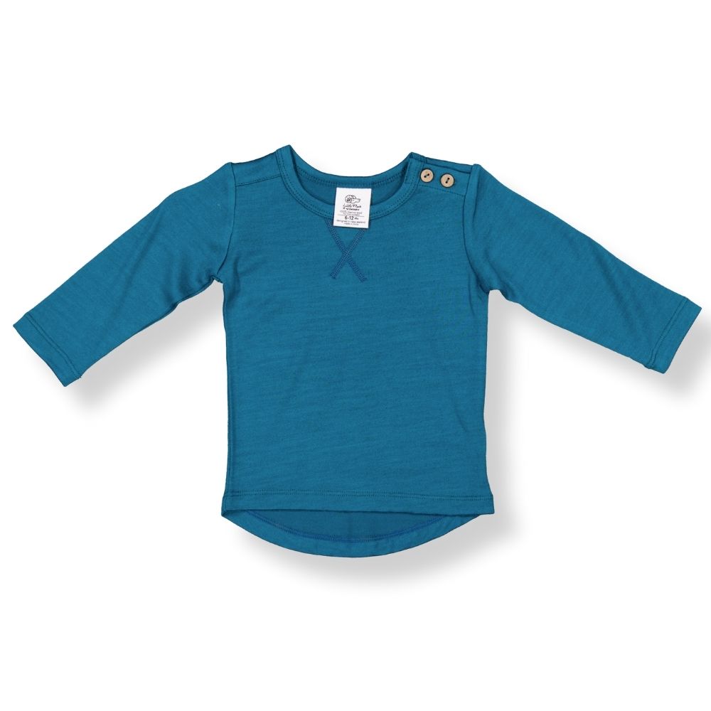 WYATT LONGSLEEVE TEE - Jade