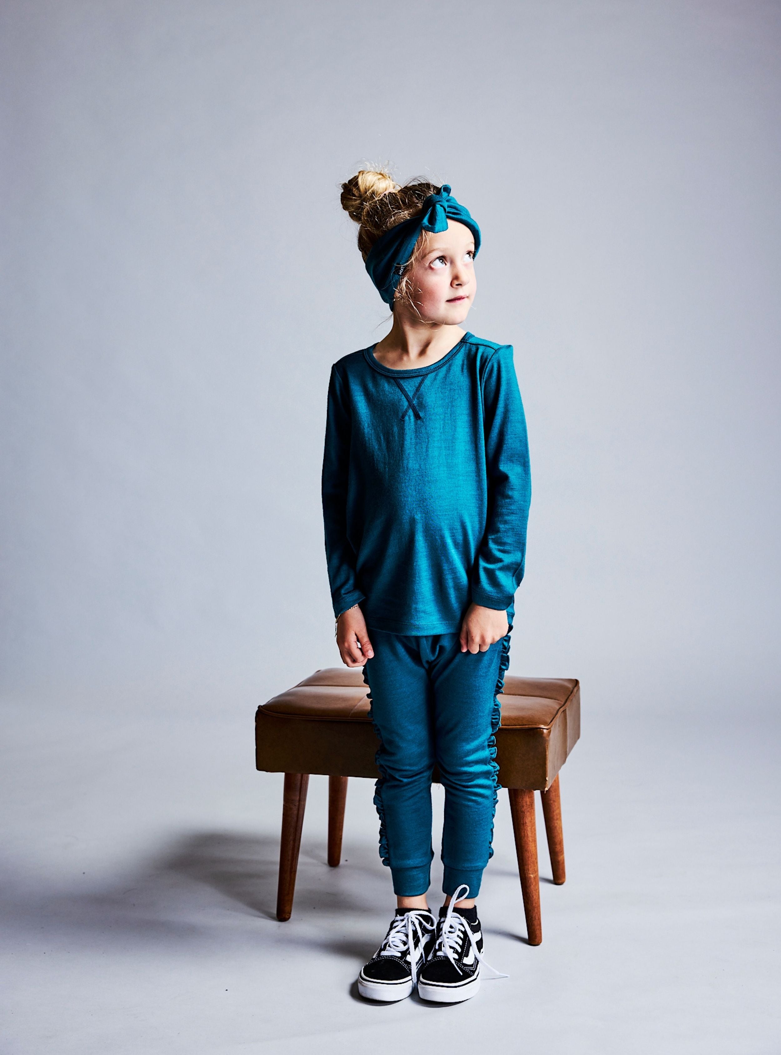 WYATT LONGSLEEVE TEE - Jade