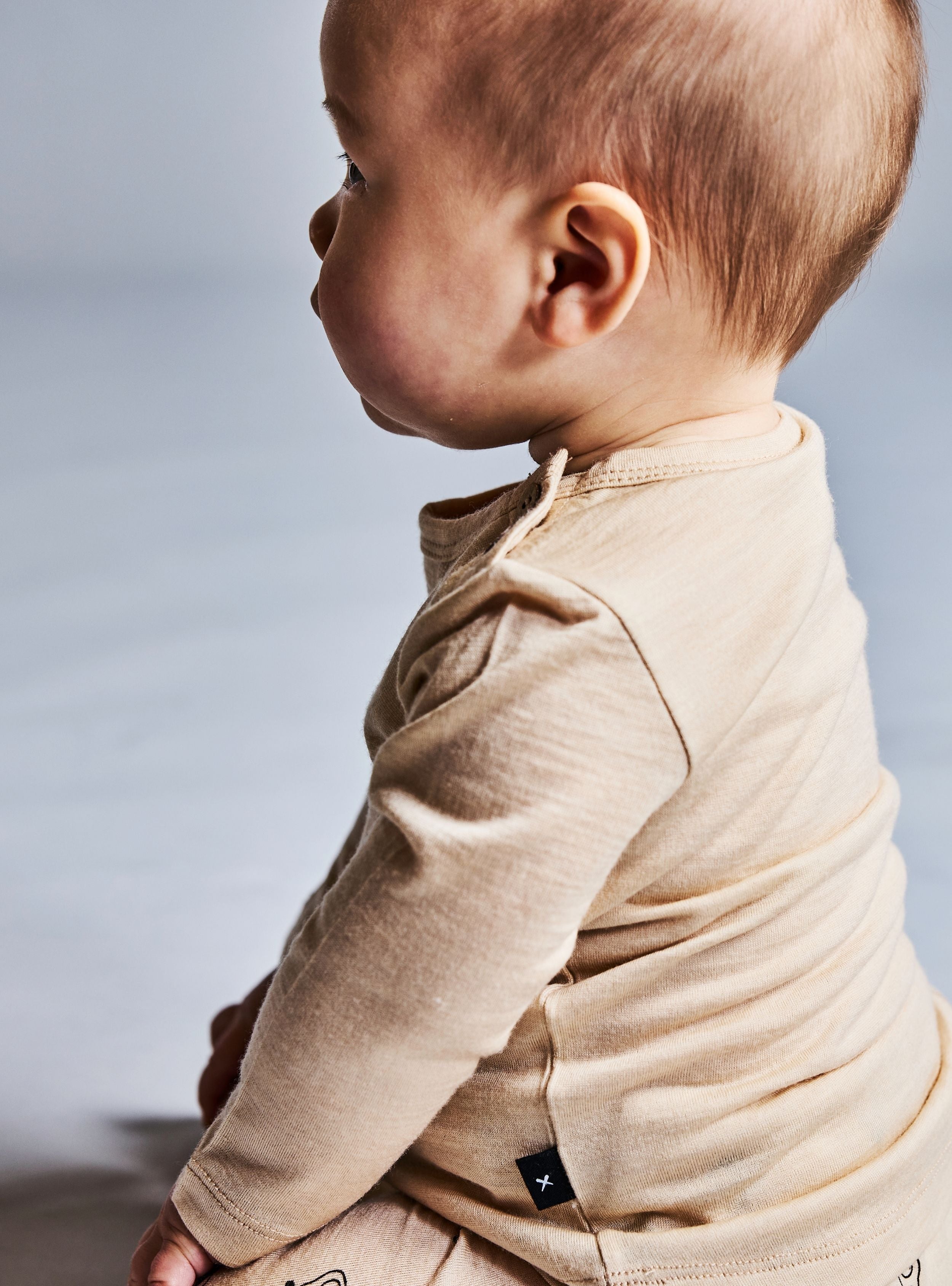 WYATT LONGSLEEVE TEE -  Wheat Marle