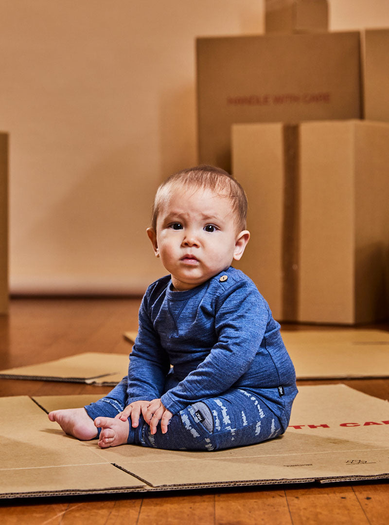 Slasher Leggings, Denim Marle Stipple