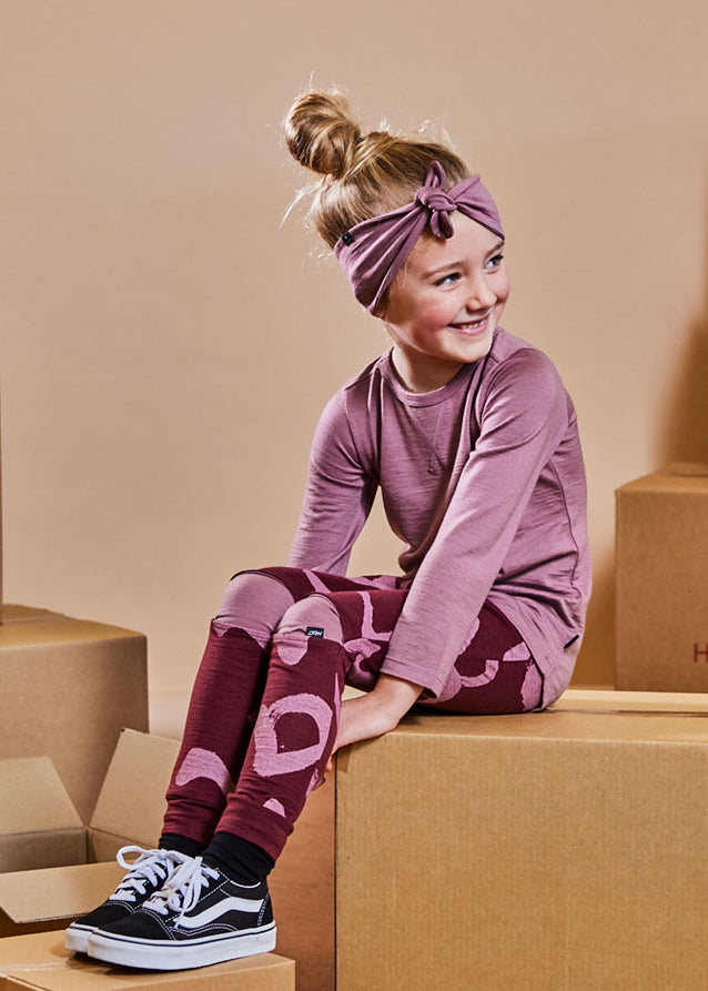 Slasher Leggings, Merlot Graffiti