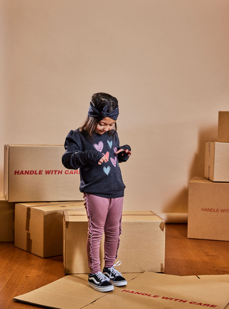 Darcy Headband, Charcoal Marle